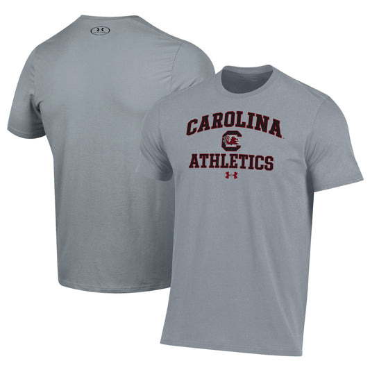 Men's Under Armour  Gray South Carolina Gamecocks Athletics Performance T-Shirt