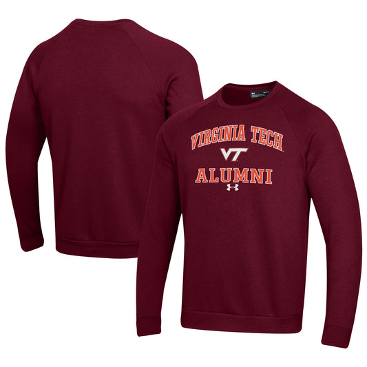 Men's Under Armour  Maroon Virginia Tech Hokies Alumni All Day Pullover Sweatshirt