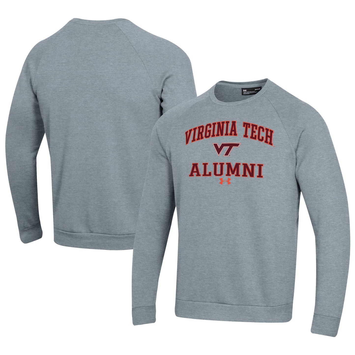 Men's Under Armour  Gray Virginia Tech Hokies Alumni All Day Pullover Sweatshirt