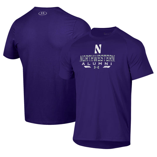 Men's Under Armour  Purple Northwestern Wildcats Alumni Tech T-Shirt