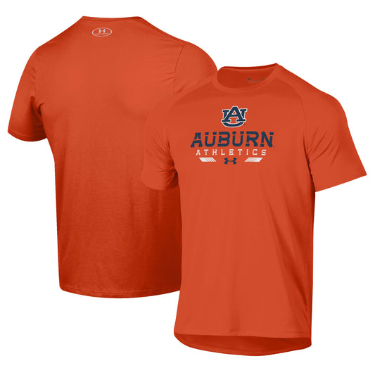 Men's Under Armour  Orange Auburn Tigers Athletics Tech T-Shirt