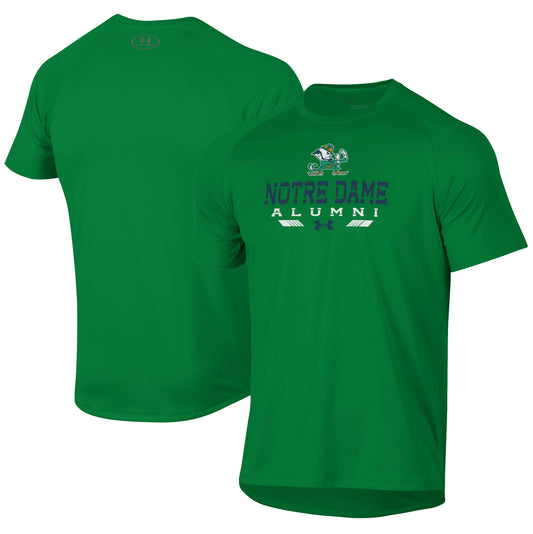 Men's Under Armour  Green Notre Dame Fighting Irish Alumni Tech T-Shirt