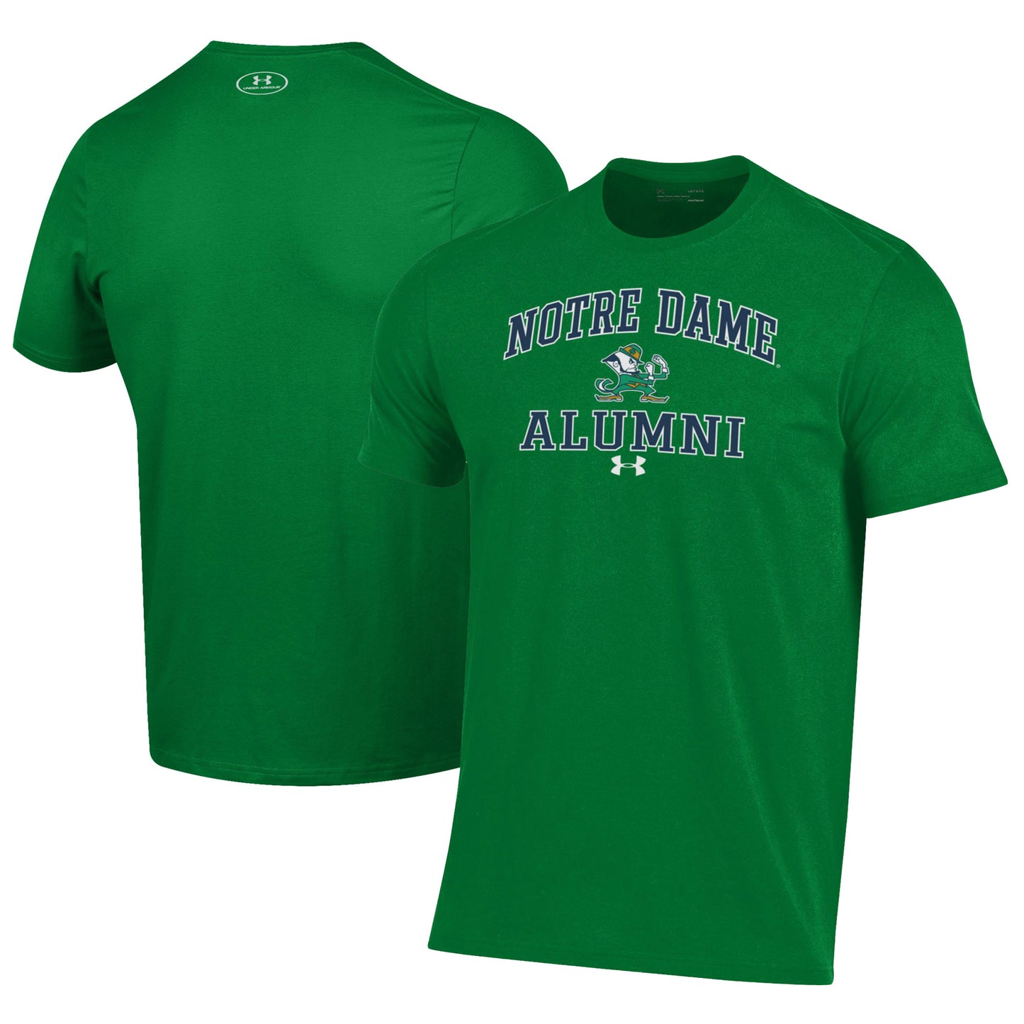 Men's Under Armour  Green Notre Dame Fighting Irish Alumni Performance T-Shirt