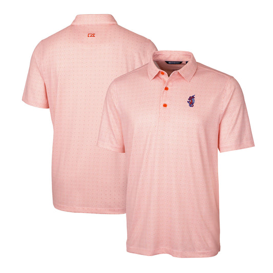 Men's Cutter & Buck  Orange Florida Gators Swinging Gator Big & Tall Pike Double Dot Polo
