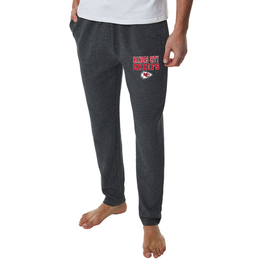 Men's Concepts Sport  Charcoal Kansas City Chiefs Resonance Tapered Lounge Pants