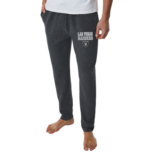 Men's Concepts Sport  Charcoal Las Vegas Raiders Resonance Tapered Lounge Pants