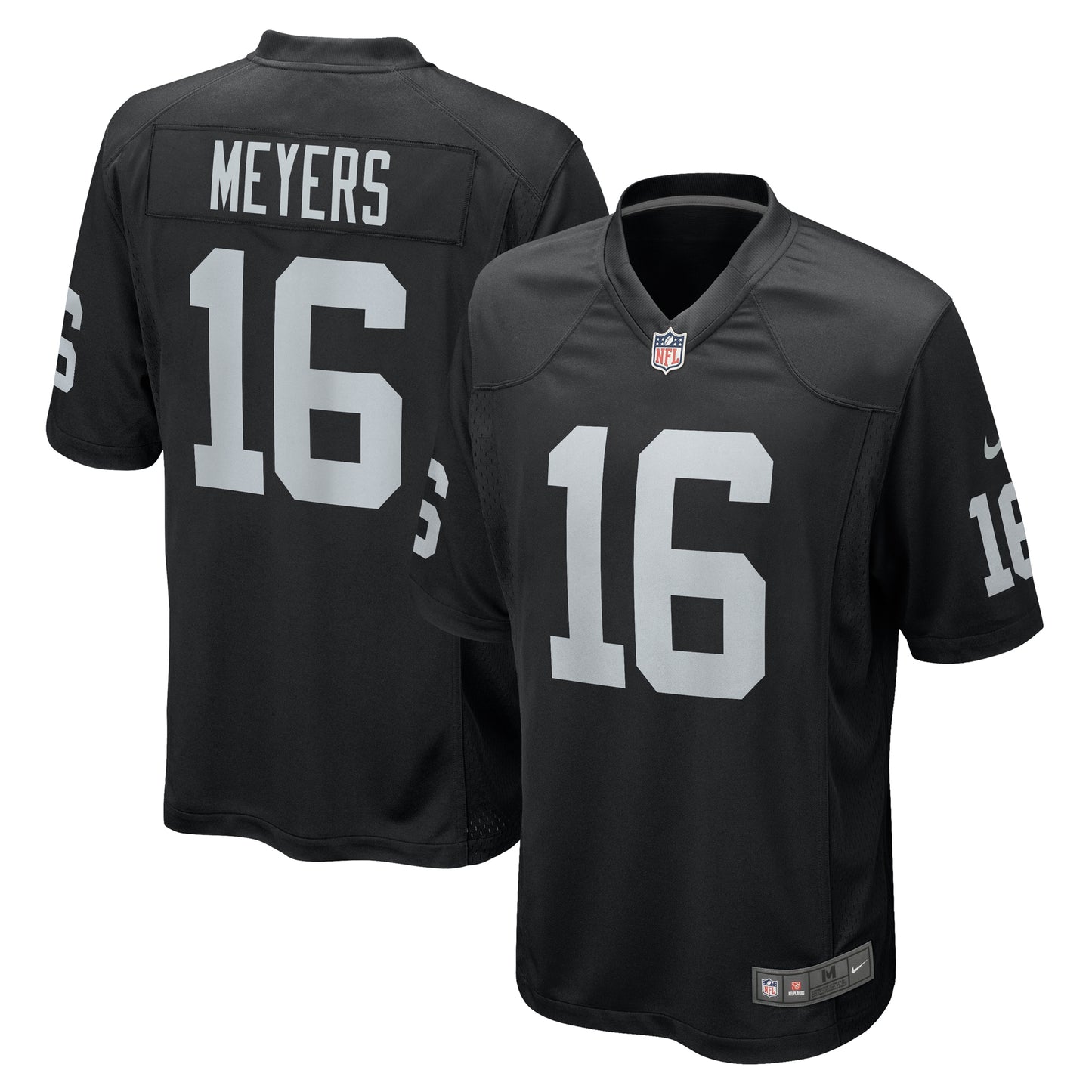 Men's Nike Jakobi Meyers Black Las Vegas Raiders Game Player Jersey