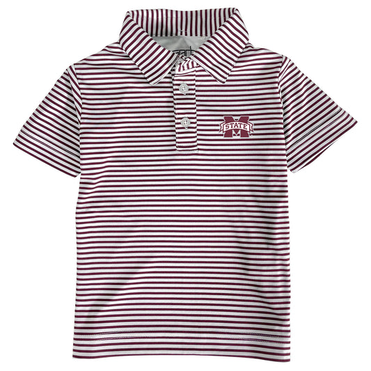 Toddler Garb  Maroon Mississippi State Bulldogs Carson Polo