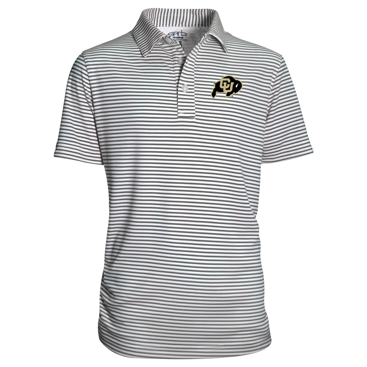 Youth Garb  Charcoal Colorado Buffaloes Carson Polo