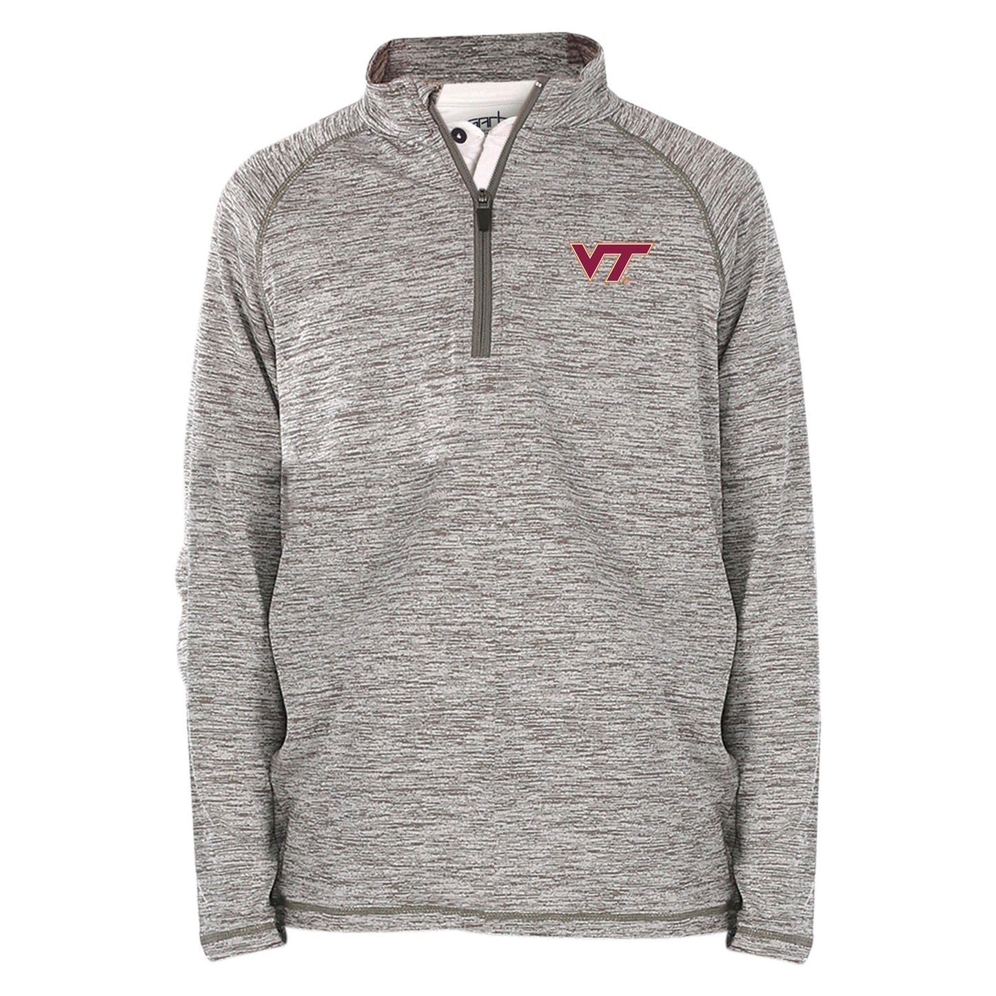 Youth Garb  Gray Virginia Tech Hokies Matthew Raglan Quarter-Zip Top