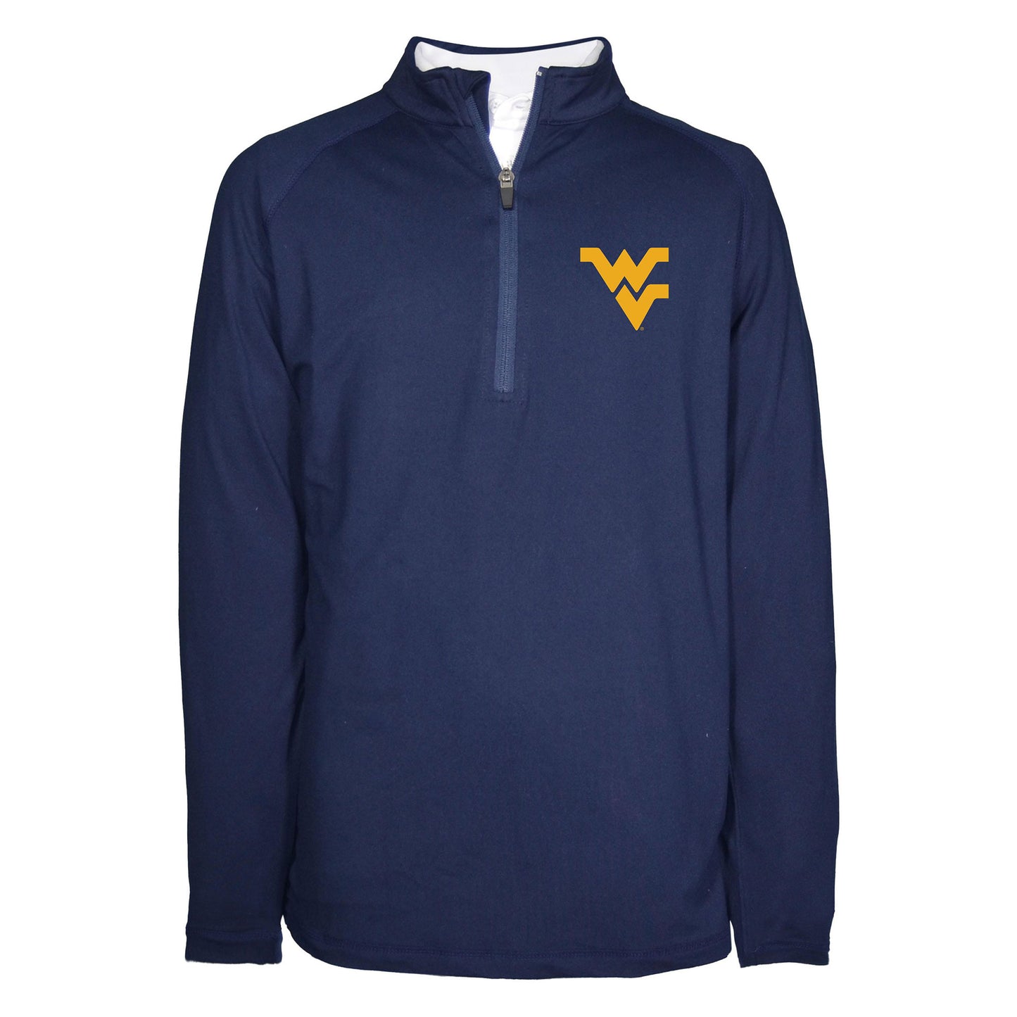 Youth Garb  Navy West Virginia Mountaineers Matthew Raglan Quarter-Zip Top