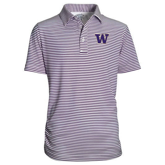 Youth Garb  Purple Washington Huskies Carson Polo