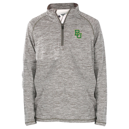 Youth Garb  Gray Baylor Bears Matthew Raglan Quarter-Zip Top