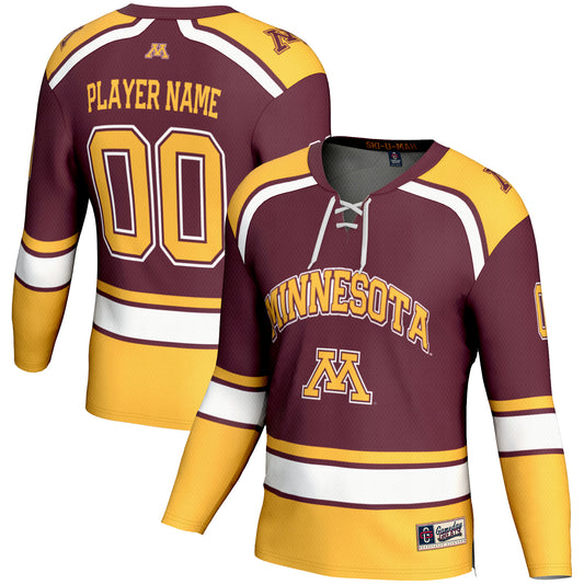 Youth GameDay Greats Maroon Minnesota Golden Gophers NIL Pick-A-Player Men's Hockey Jersey