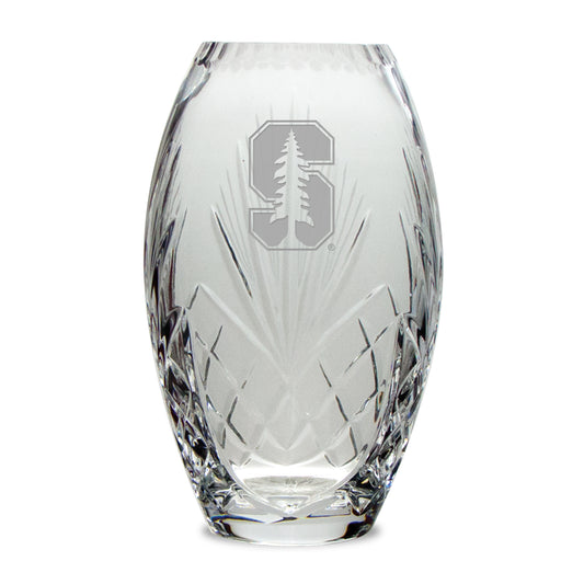 Stanford Cardinal 10'' Full Leaded Crystal Vase