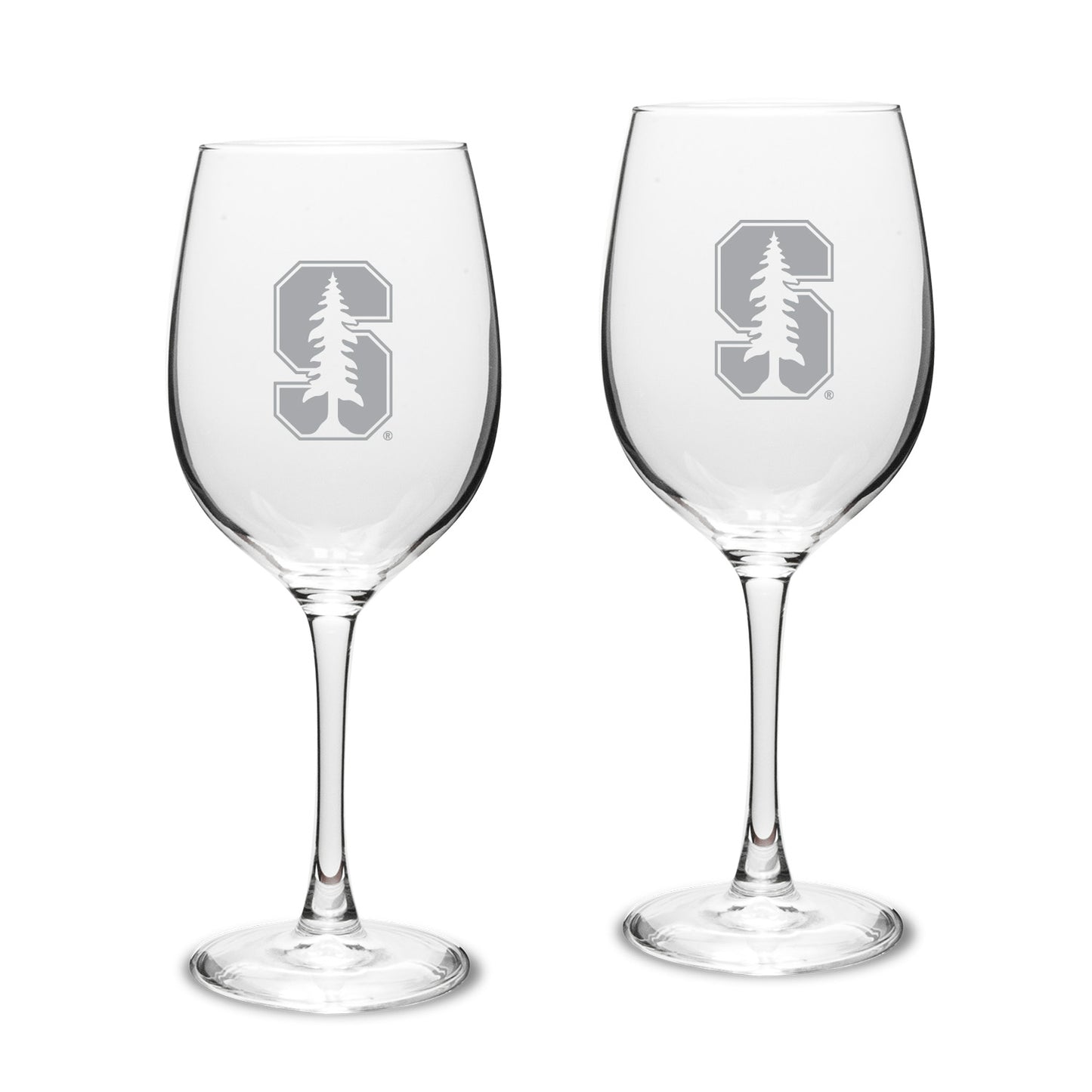 Stanford Cardinal Two-Piece 16oz. Traditional White Wine Glass Set
