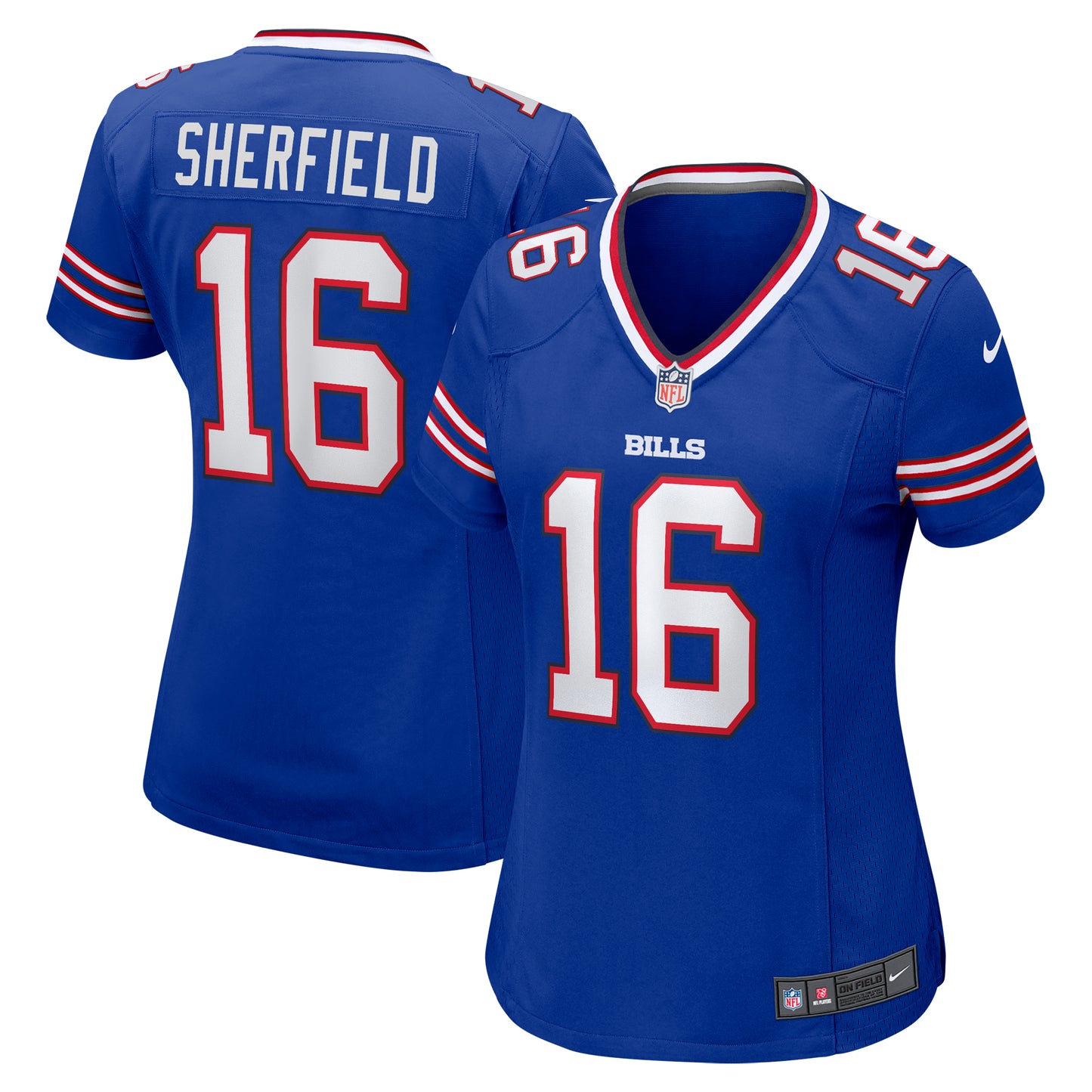 Women's Nike Trent Sherfield Royal Buffalo Bills Game Player Jersey