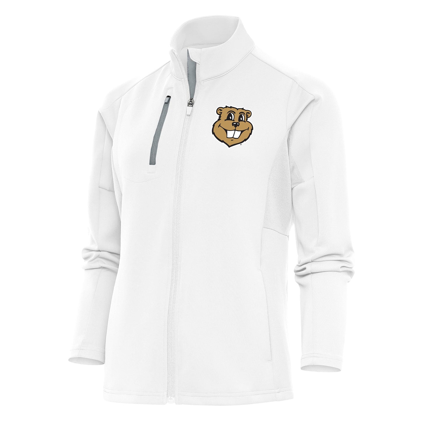 Women's Antigua  White Minnesota Golden Gophers Goldy Generation Full-Zip Jacket