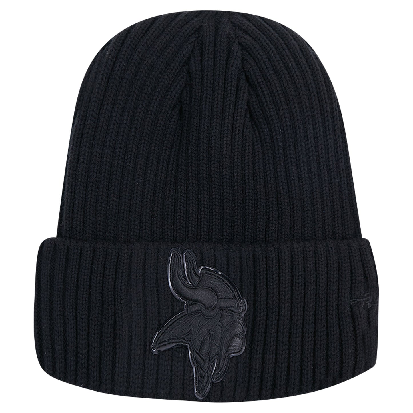 Men's Pro Standard Minnesota Vikings Triple Black Cuffed Knit Hat