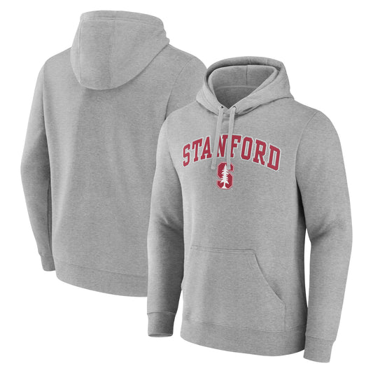 Men's Gray Stanford Cardinal Campus Pullover Hoodie