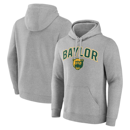 Men's Gray Baylor Bears Campus Pullover Hoodie