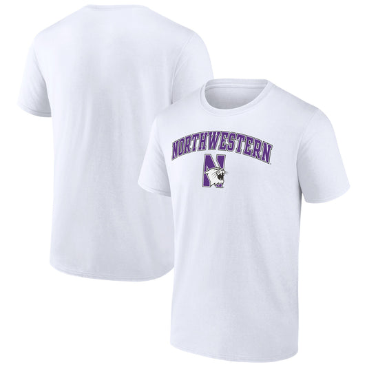 Men's White Northwestern Wildcats Campus T-Shirt