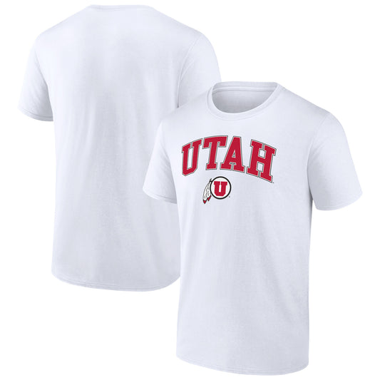 Men's White Utah Utes Campus T-Shirt