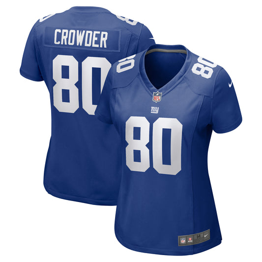 Women's Nike Jamison Crowder Royal New York Giants Game Jersey