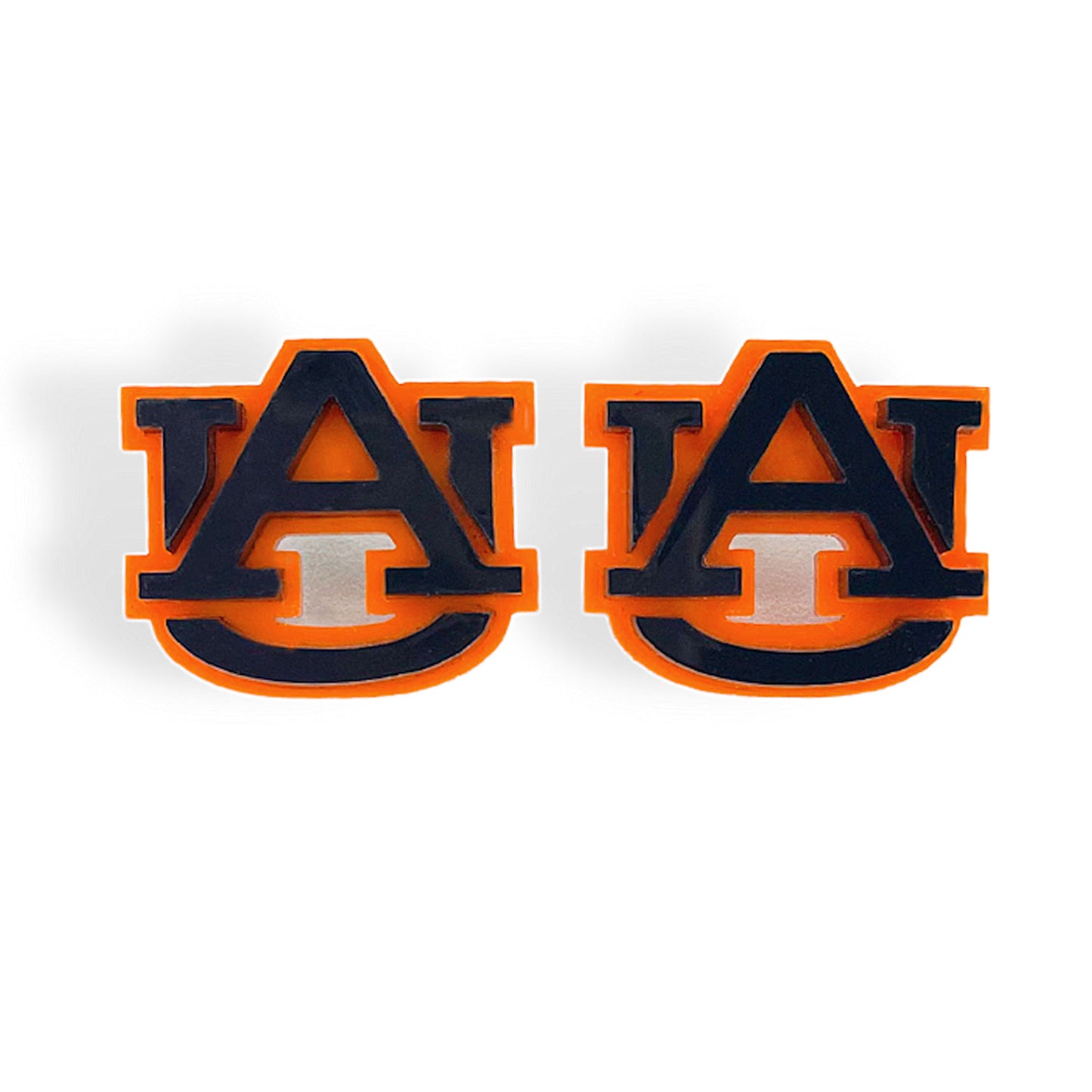 Brianna Cannon Auburn Tigers Stud Logo Earrings