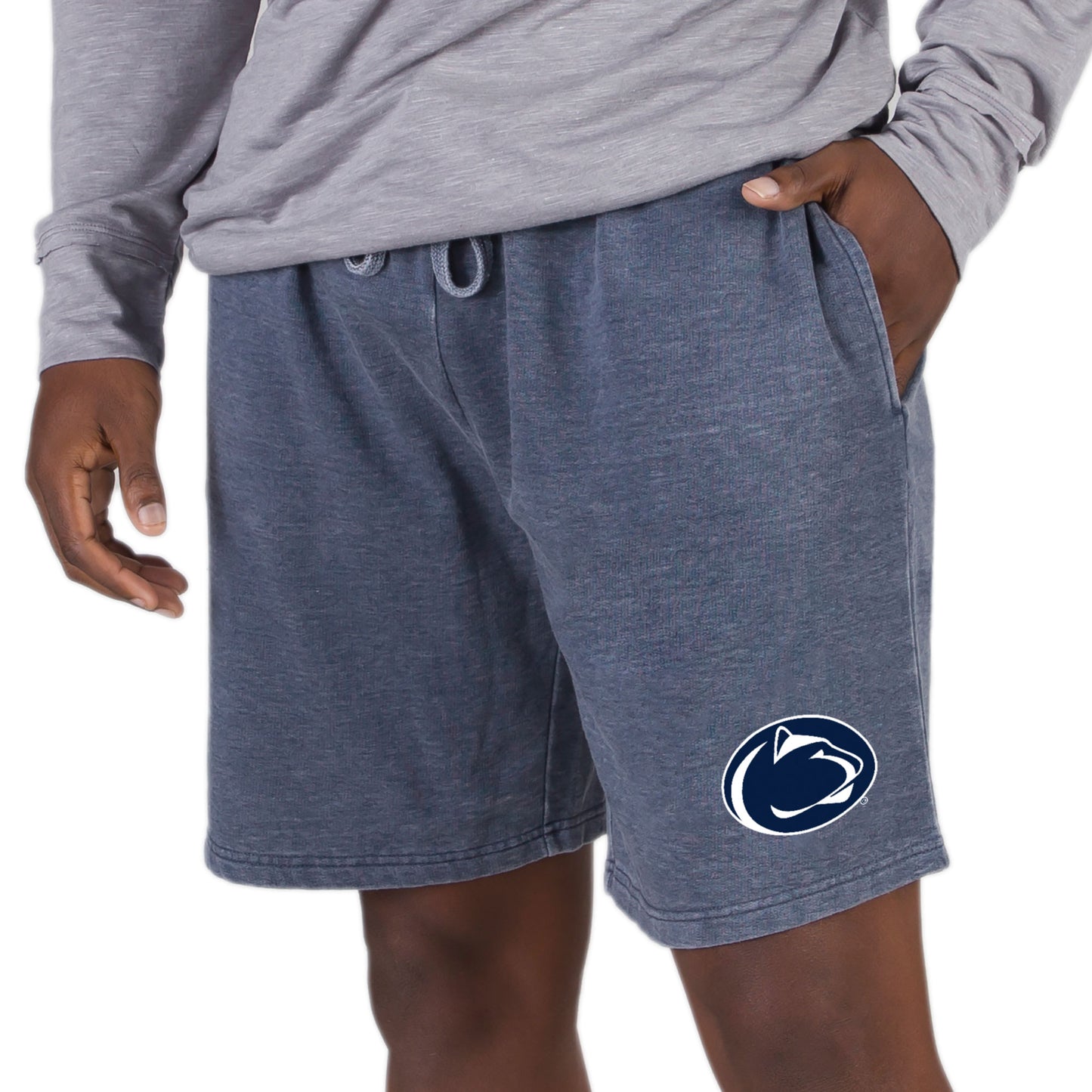 Men's Concepts Sport  Navy Penn State Nittany Lions Trackside Fleece Jam Shorts
