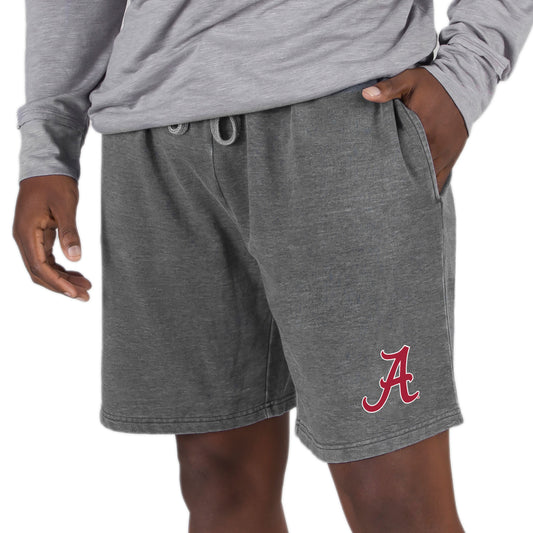 Men's Concepts Sport  Charcoal Alabama Crimson Tide Trackside Fleece Jam Shorts