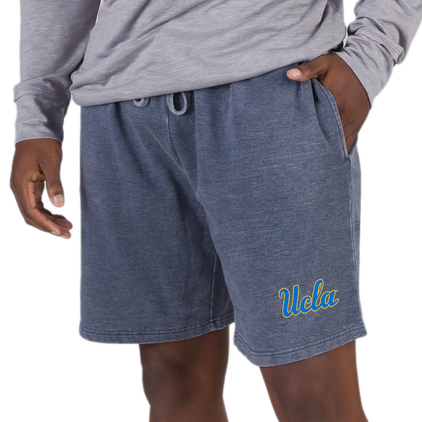 Men's Concepts Sport  Navy UCLA Bruins Trackside Fleece Jam Shorts