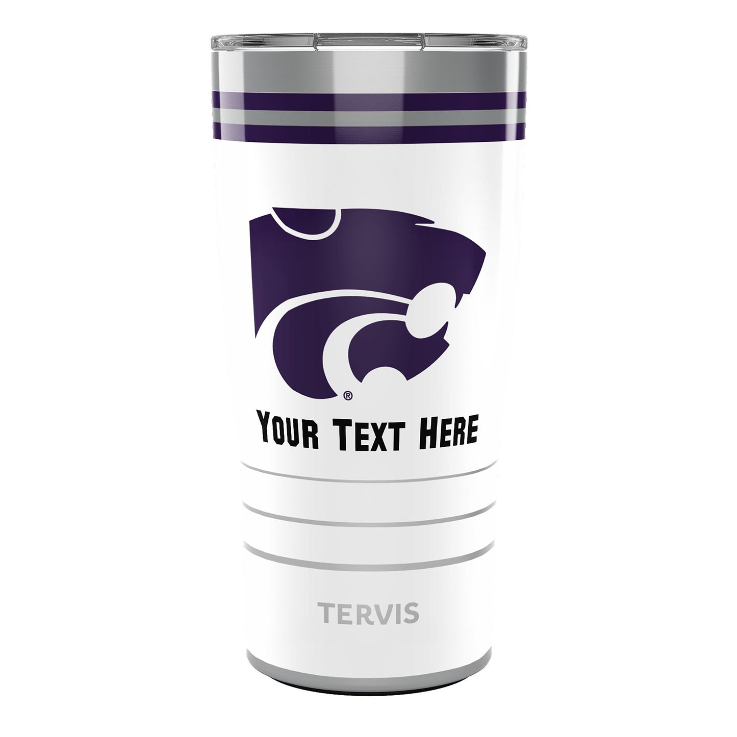 Tervis Kansas State Wildcats 20oz. Personalized Arctic Stainless Steel Tumbler