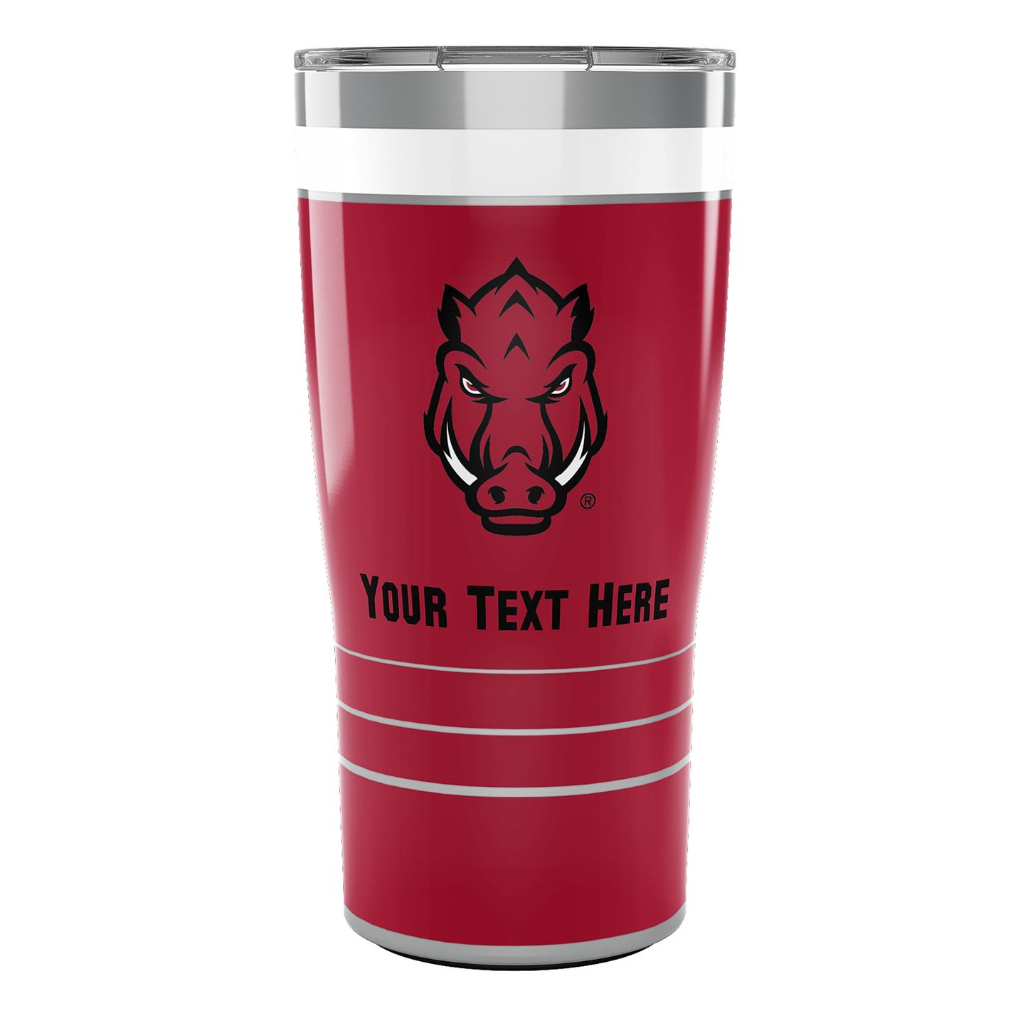 Tervis Arkansas Razorbacks 20oz. Personalized MVP Fan Stainless Steel Tumbler