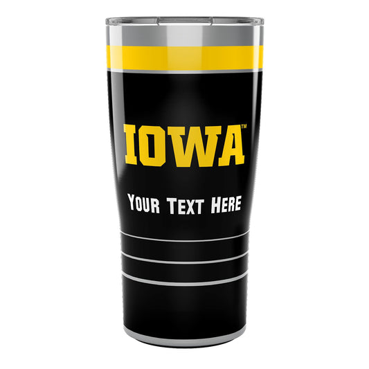 Tervis Iowa Hawkeyes 20oz. Personalized MVP Fan Stainless Steel Tumbler