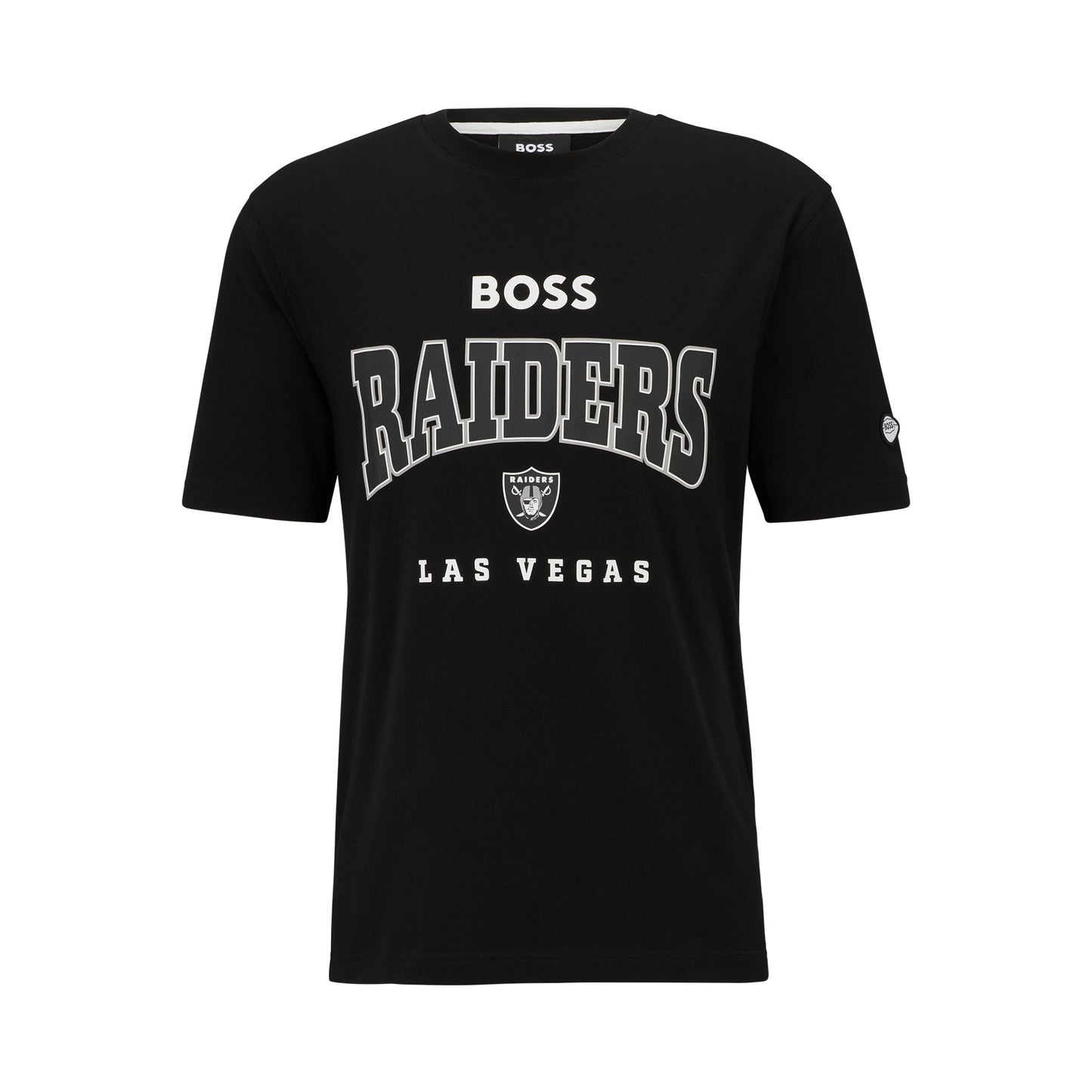 Men's BOSS X NFL  Black Las Vegas Raiders Huddle T-Shirt