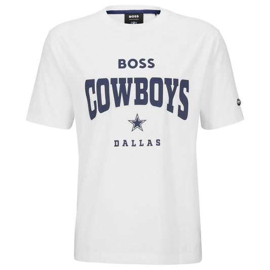 Men's BOSS X NFL  White Dallas Cowboys Huddle T-Shirt