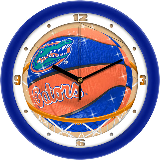 Florida Gators 11.5" Suntime Slam Dunk Wall Clock