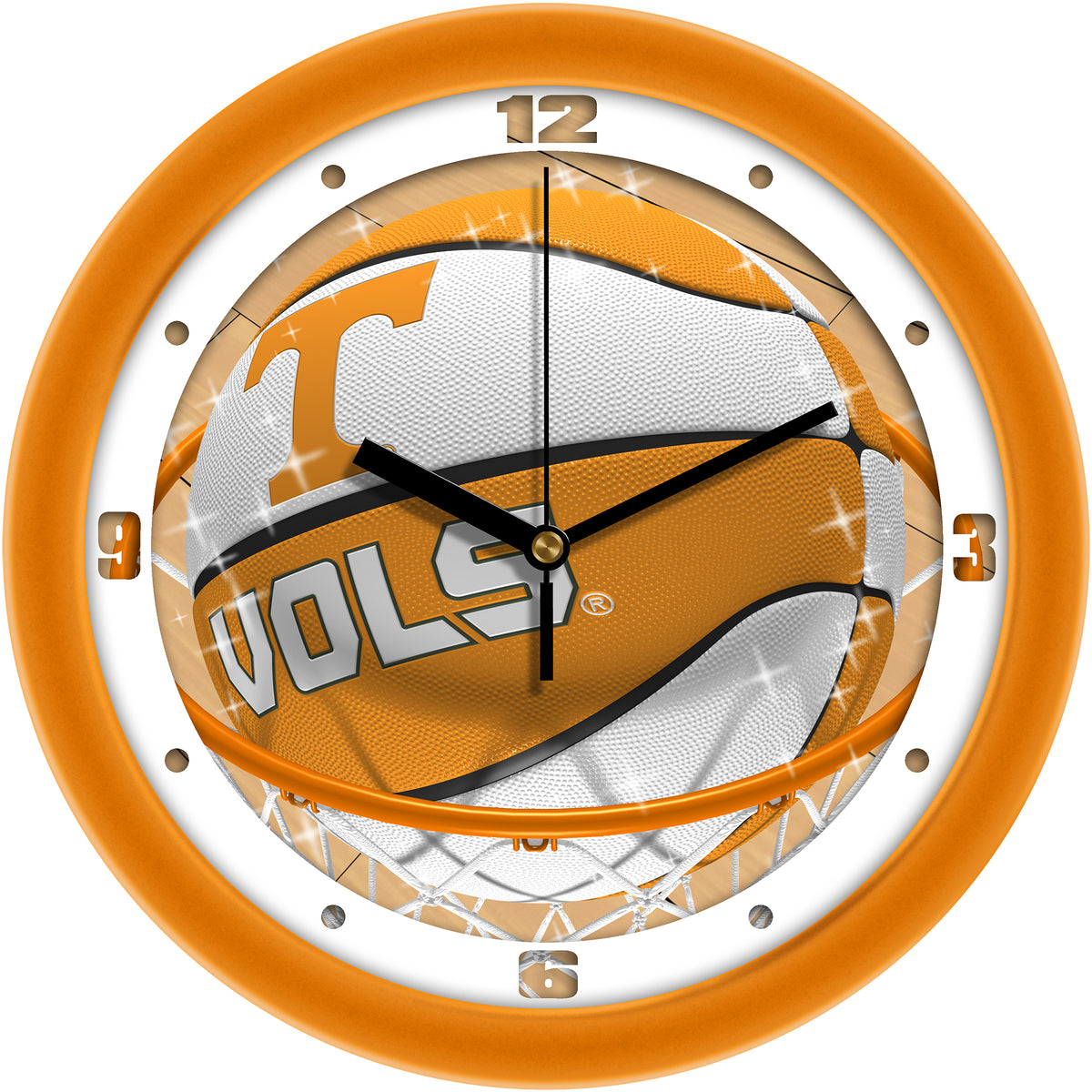 Tennessee Volunteers 11.5" Suntime Slam Dunk Wall Clock