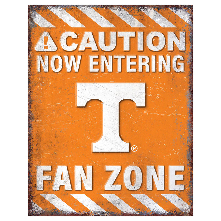 Tennessee Volunteers 13" x 20" Fan Zone Metal Sign