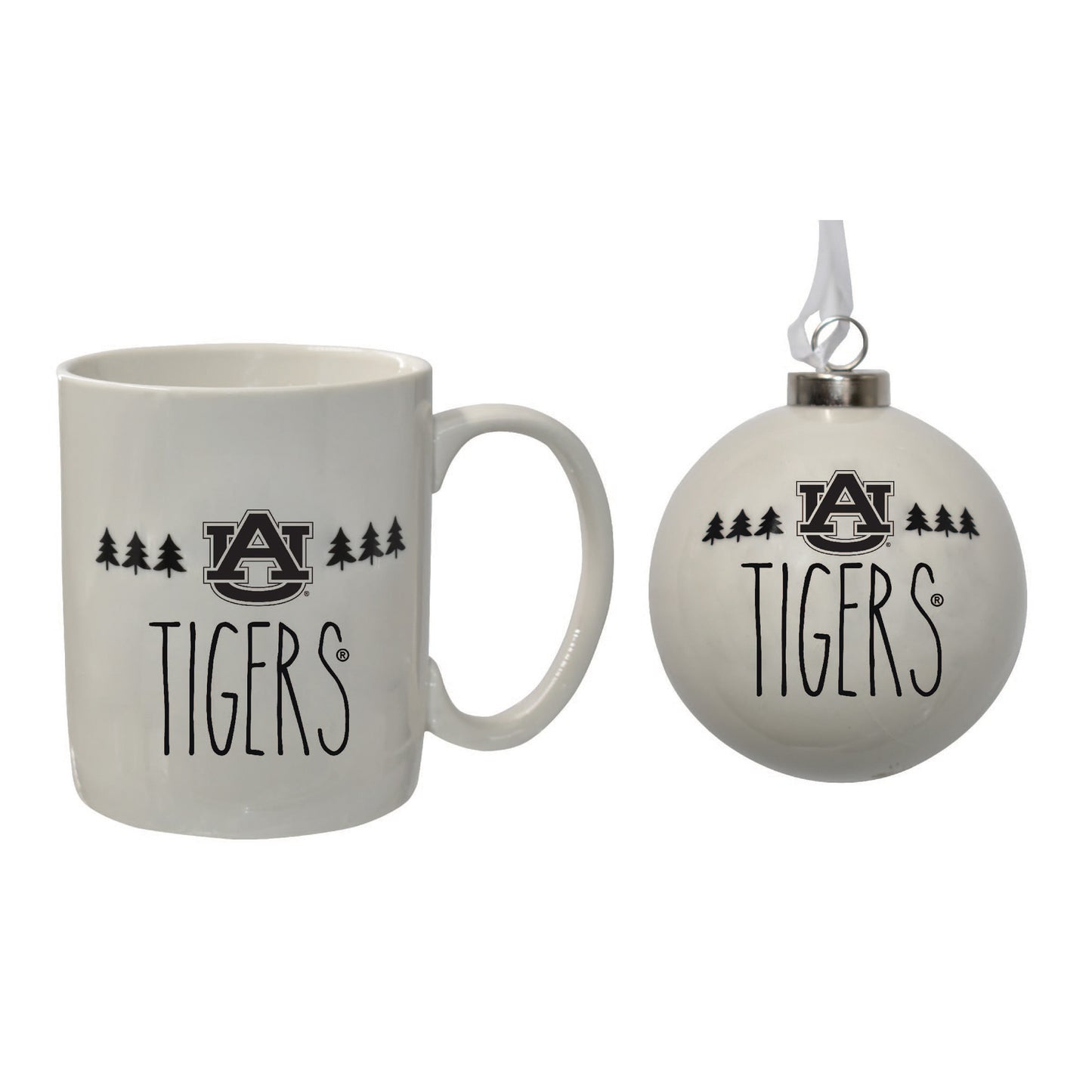 The Memory Company Auburn Tigers Holiday Ornament & Mug Set