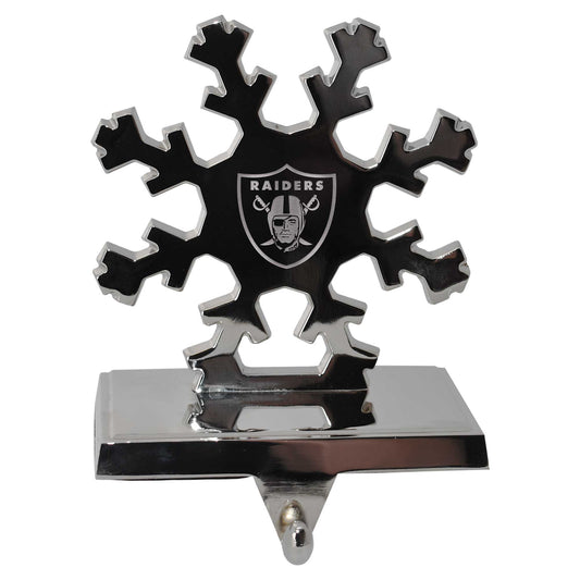 The Memory Company Las Vegas Raiders Snowflake Stocking Holder