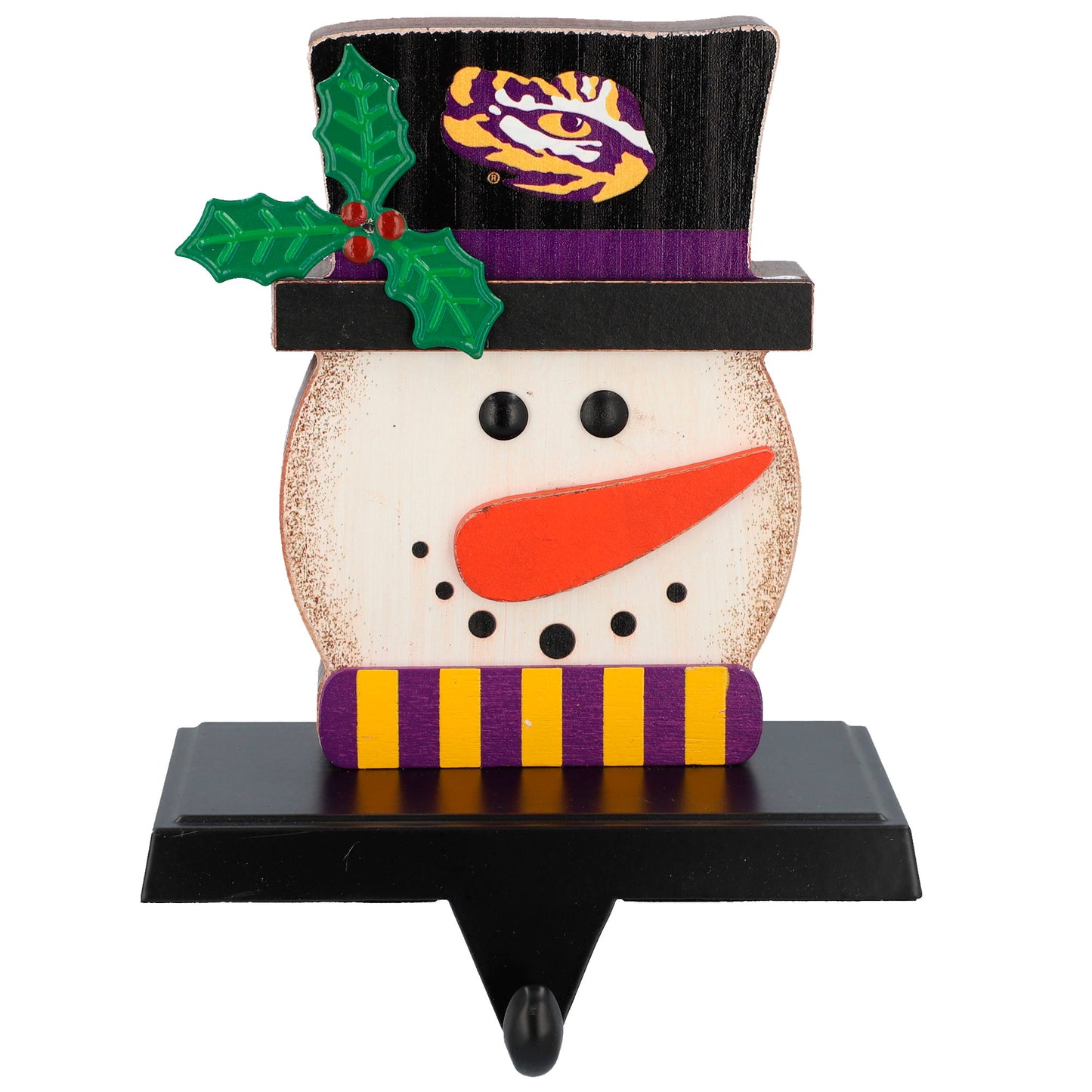 The Memory Company LSU Tigers Snowman Stocking Holders