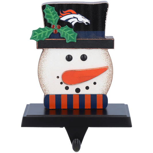 The Memory Company Denver Broncos Snowman Stocking Holders