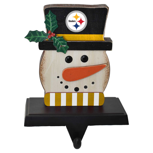 The Memory Company Pittsburgh Steelers Snowman Stocking Holders