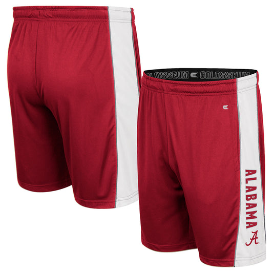 Men's Colosseum Crimson Alabama Crimson Tide Panel Shorts