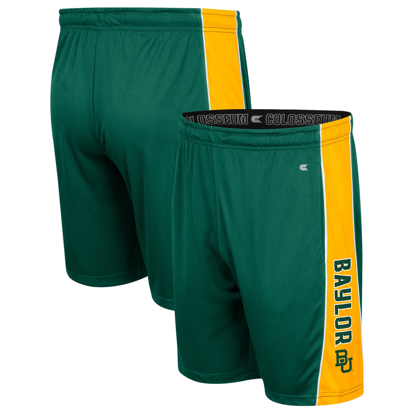 Men's Colosseum Green Baylor Bears Panel Shorts