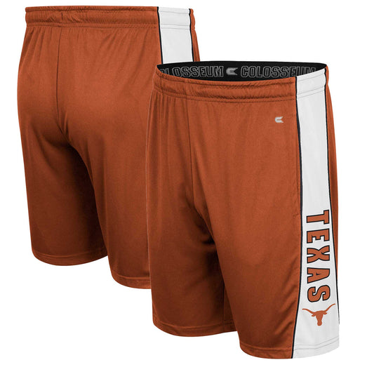 Men's Colosseum Texas Orange Texas Longhorns Panel Shorts