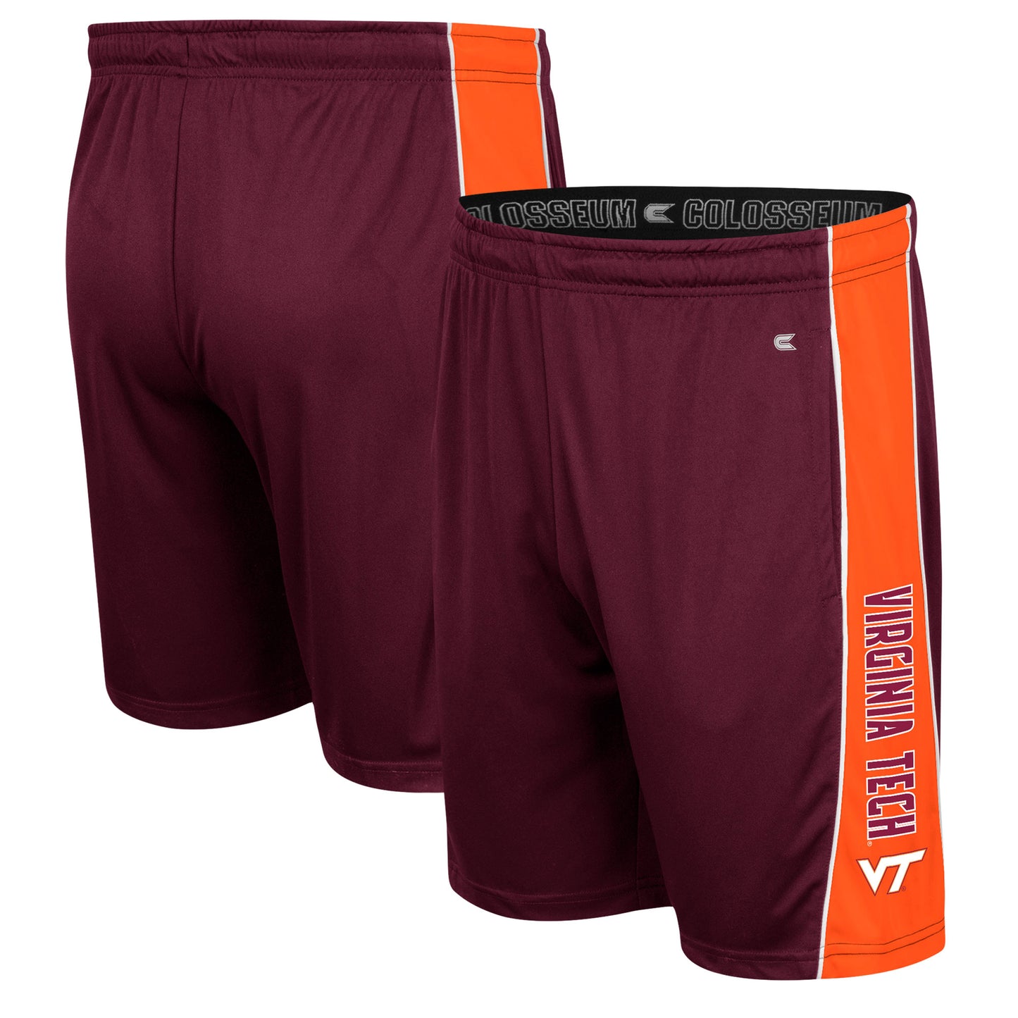 Men's Colosseum Maroon Virginia Tech Hokies Panel Shorts