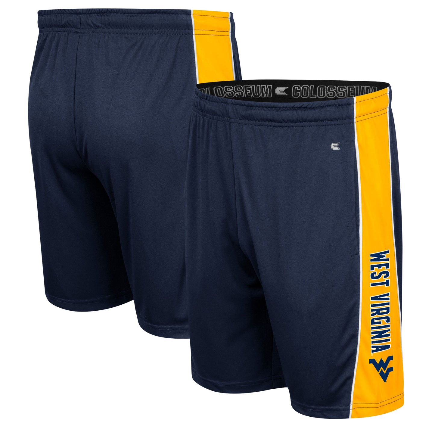 Men's Colosseum Navy West Virginia Mountaineers Panel Shorts